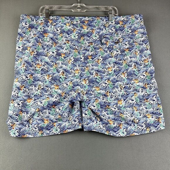 Peter Millar Swim Trunks Shorts Mens XL Lined Gemma Mermaid Allover Print FLAW* - Picture 5 of 16